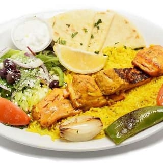 Fresh Atlantic Salmon Kabob